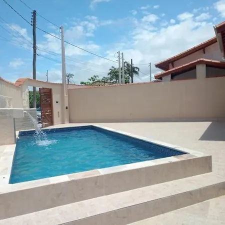 Casa Nova Com Piscina Em Itanhaem!! Villa Exterior photo